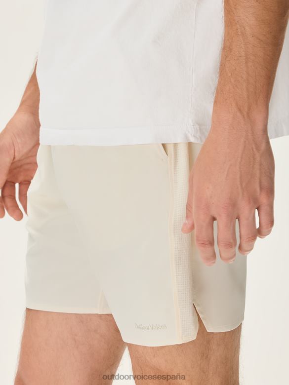 Pantalón corto de 7" de zancada alta con bolsillos. DX0T134 ropa Outdoor Voices hombres elegante