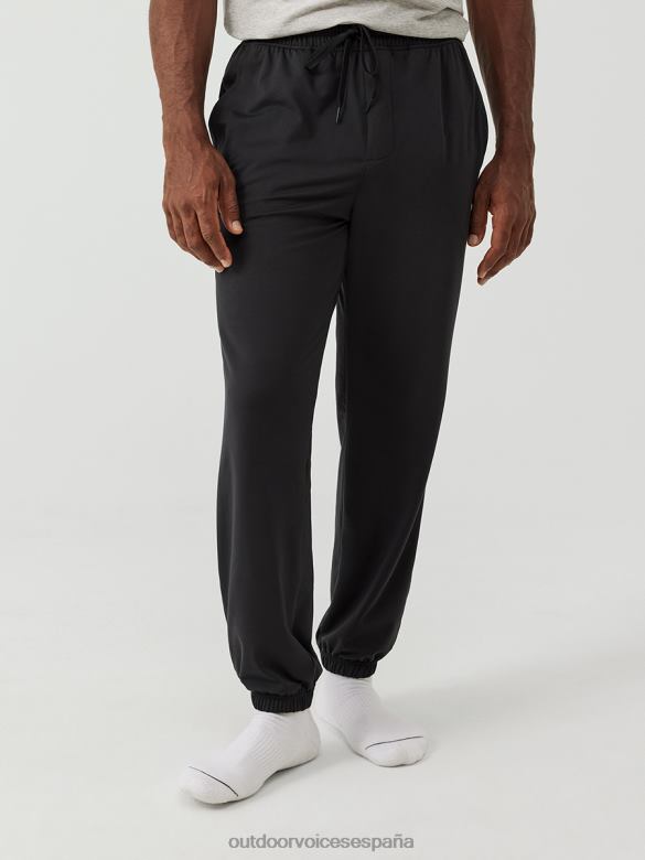 pantalones deportivos relajados de punto de nube DX0T125 ropa Outdoor Voices hombres negro